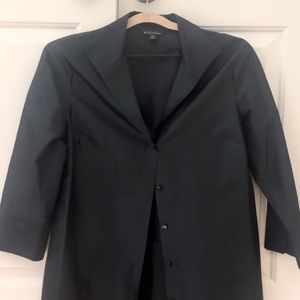 Brooks Brothers Woman Silk Shirt Dark Green Size 6